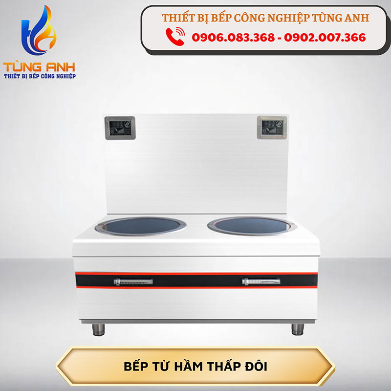 Bếp từ hầm thấp đôi
