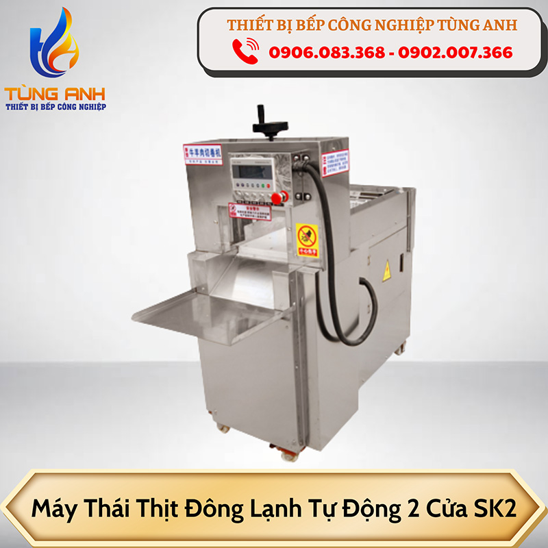 Máy thái thịt đông lạnh tự động 2 cửa SK2