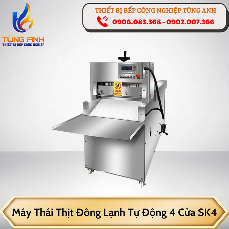 Máy thái thịt đông lạnh tự động 4 cửa SK4