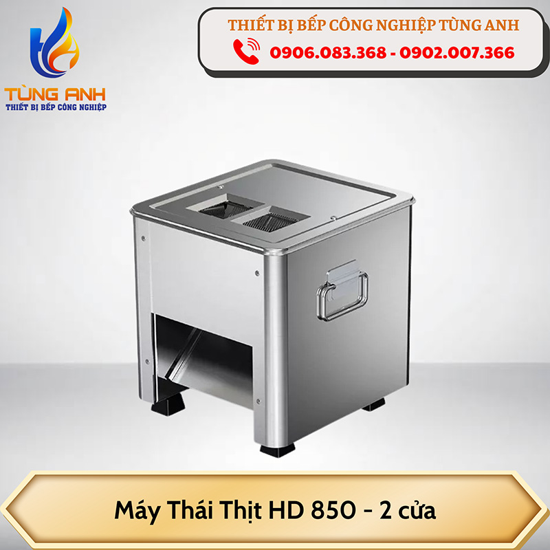 Máy thái thịt HD-850 2 cửa
