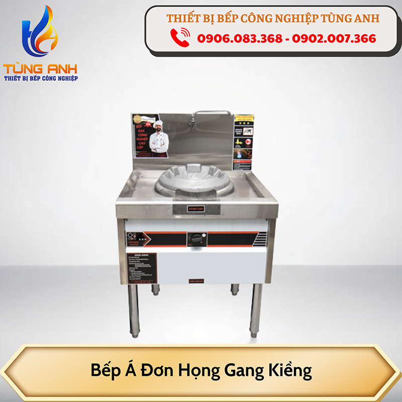 Bếp Á đơn họng gang