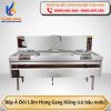 Bếp Á đôi 1,8m họng gang kiềng (có bầu nước)