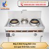 Bếp Á đôi họng đất 1,5m (có quạt thổi+bầu nước)