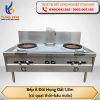 Bếp Á đôi họng đất 1,8m (có quạt thổi+ bầu nước)