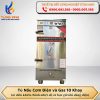 Tủ nấu cơm 10 khay dùng điện & gas (40kg/mẻ)