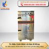 Tủ nấu cơm 8 khay dùng điện & gas (32kg/mẻ)