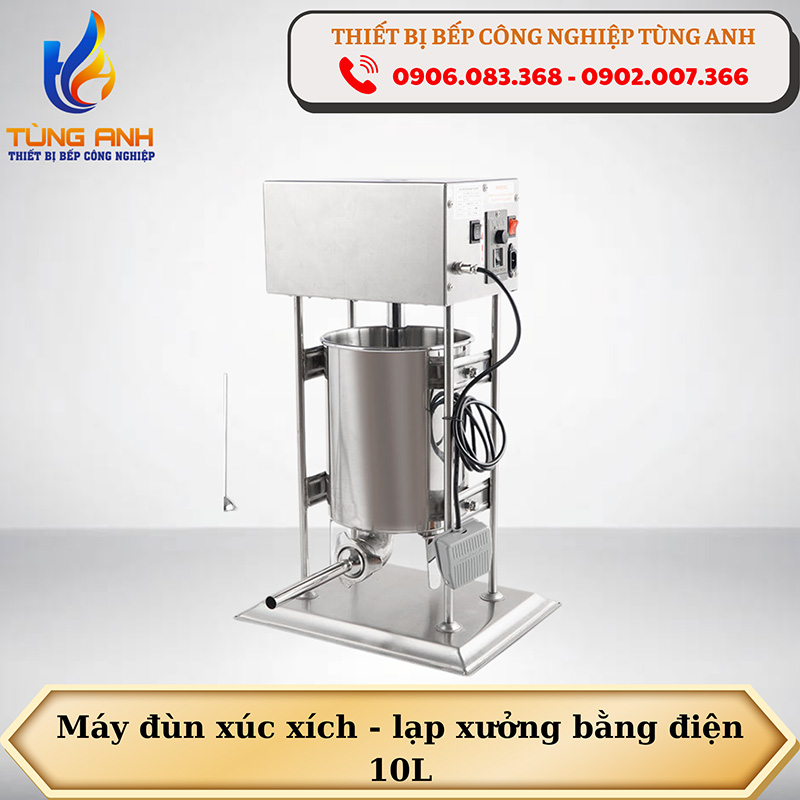Máy đùn xúc xích - lạp xưởng bằng điện 10L