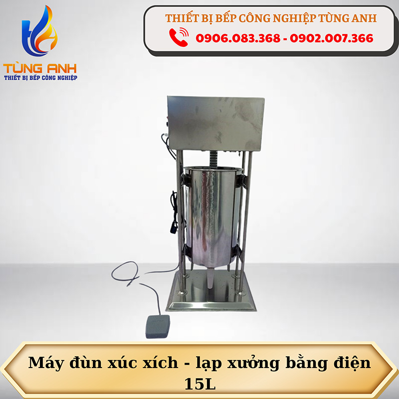 Máy đùn xúc xích - lạp xưởng bằng điện 15L
