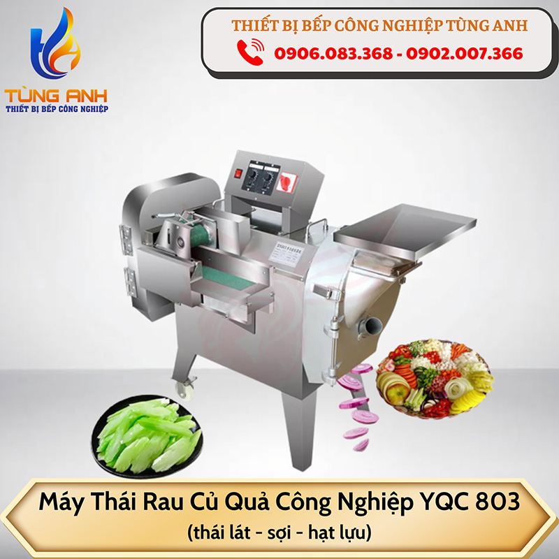 Máy thái rau củ quả công nghiệp YQC-803