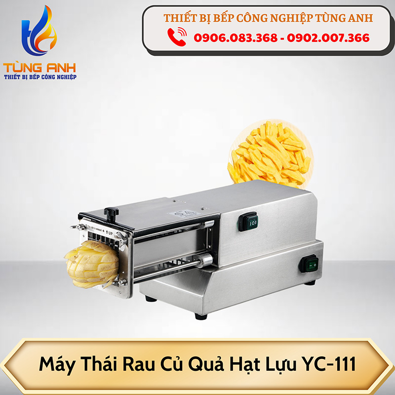 Máy thái rau củ quả hạt lựu YC-111