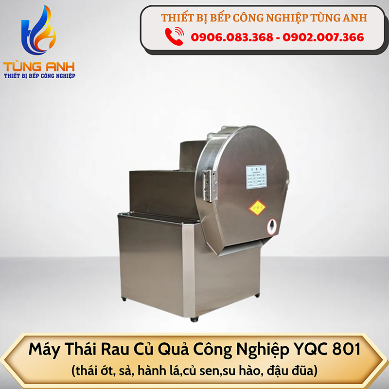 Máy thái rau củ quả công nghiệp YQC-801