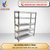 Kệ phẳng inox 5 tầng