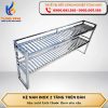Kệ nan inox 2 tầng trên bàn