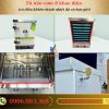 Tủ nấu cơm 8 khay điện có điều khiển giá rẻ