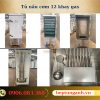 Tủ nấu cơm 12 khay gas